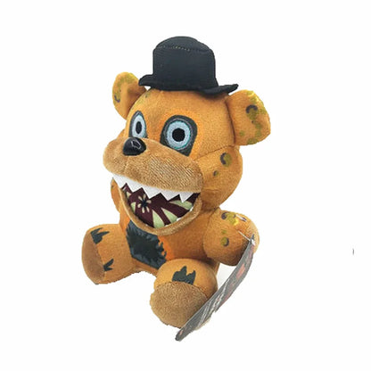 FNAF Freddy’s 18cm Plush Toy – Stuffed Bear & Rabbit Game Plush for Kids Birthday & Christmas Gift