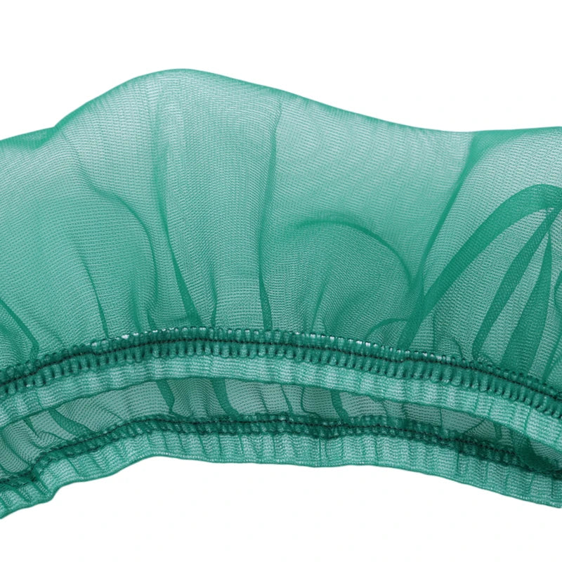 Nylon Mesh Bird Cage Cover - Receptor Seed Guard for Parrots, Soft and Easy-to-Clean Airy Fabric Seed Catcher
