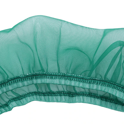 Nylon Mesh Bird Cage Cover - Receptor Seed Guard for Parrots, Soft and Easy-to-Clean Airy Fabric Seed Catcher
