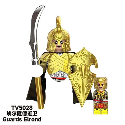 TV6403/TV6404/TV6405 Blocks Toy Set — Orcs, Dwarfs, Elves & Rohan Knight Action Figures Building Bricks for Kids Gift