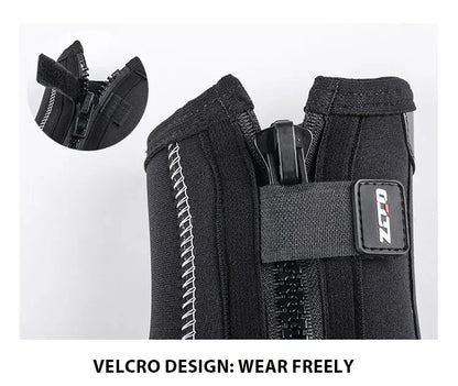 5mm Neoprene Dive Boots with Side Zipper — Unisex Snorkeling & Scuba Diving Shoes for Water Sports