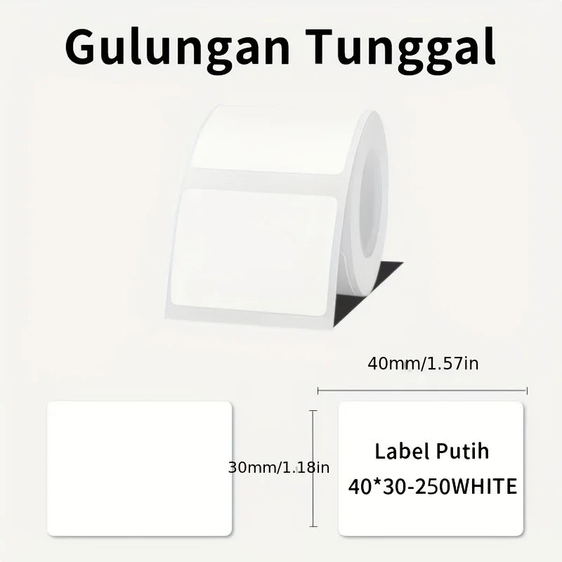 P50 Mini Portable Wireless Thermal Label Printer – Supports 12-50mm Colorful Thermal Paper