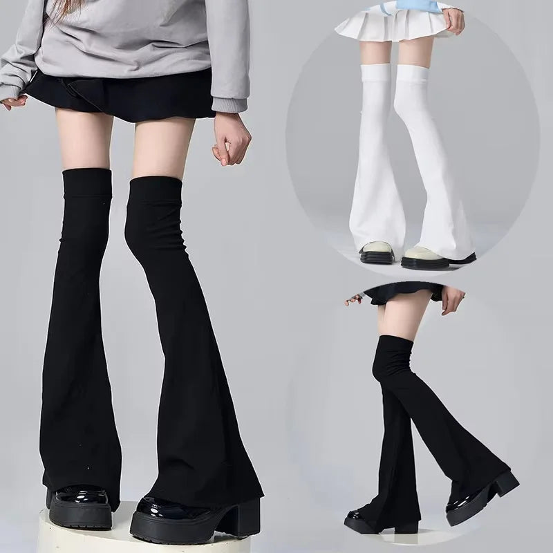 CHUANGERM Y2K Japanese Over-the-Knee Leg Stockings - Elastic Slimming Cuffs & Fashion Accessories