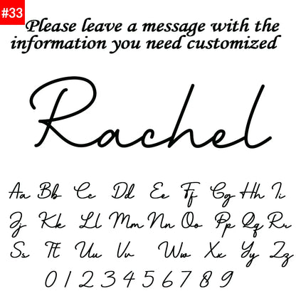 Customized Name Letter Necklace – Personalized Stainless Steel Pendant, Simple Clavicle Chain for Women, Valentine's Day Gift