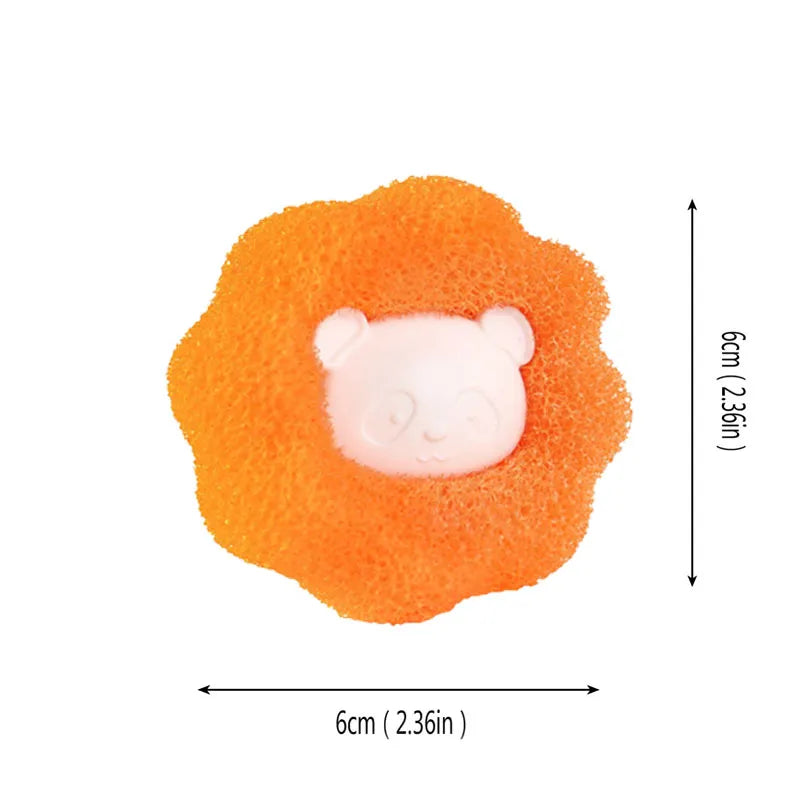Pet Hair Remover Ball - Reusable Laundry Washing Machine Filter for Cat Hair & Fur - 1-5pcs
