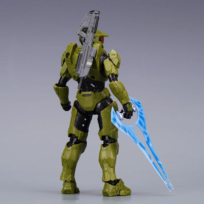 Halo Master Chief Action Figure – 1/12 PVC John-117 Collectible Toy with Full Body Articulation