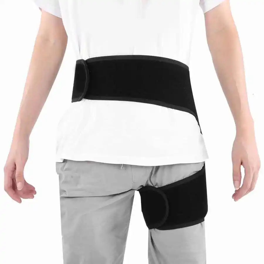Adjustable Hip Support Belt – Groin Compression Brace for Sciatica, Arthritis & Joint Pain Relief