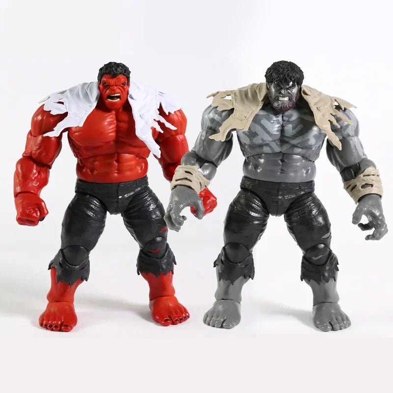 Gray Red Hulk Collectible Action Figure – Model Doll Decoration Toy