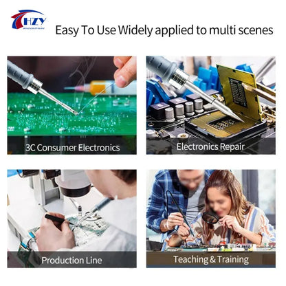 HZY C245 Soldering Iron Tips - Replacement Soldering Heads for JBC T245 Handle and Repair Stations