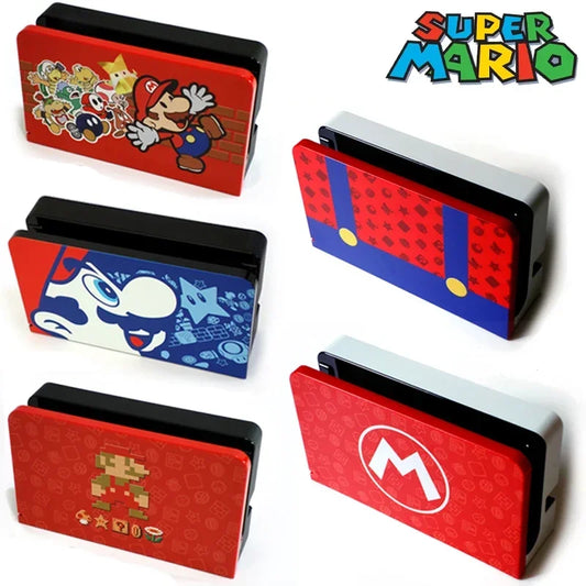 Super Mario Bros Dock Cover for Nintendo Switch OLED – Anime Protective Case for Switch Dock Base Accessories