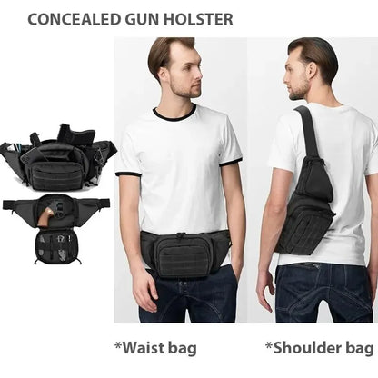 Tactical Waist Pack – Nylon Bodypack for Hiking, Phone Pouch, Outdoor Sports, Army Green, Men’s Hunting, Climbing, Camping Belt and Airsoft Bags