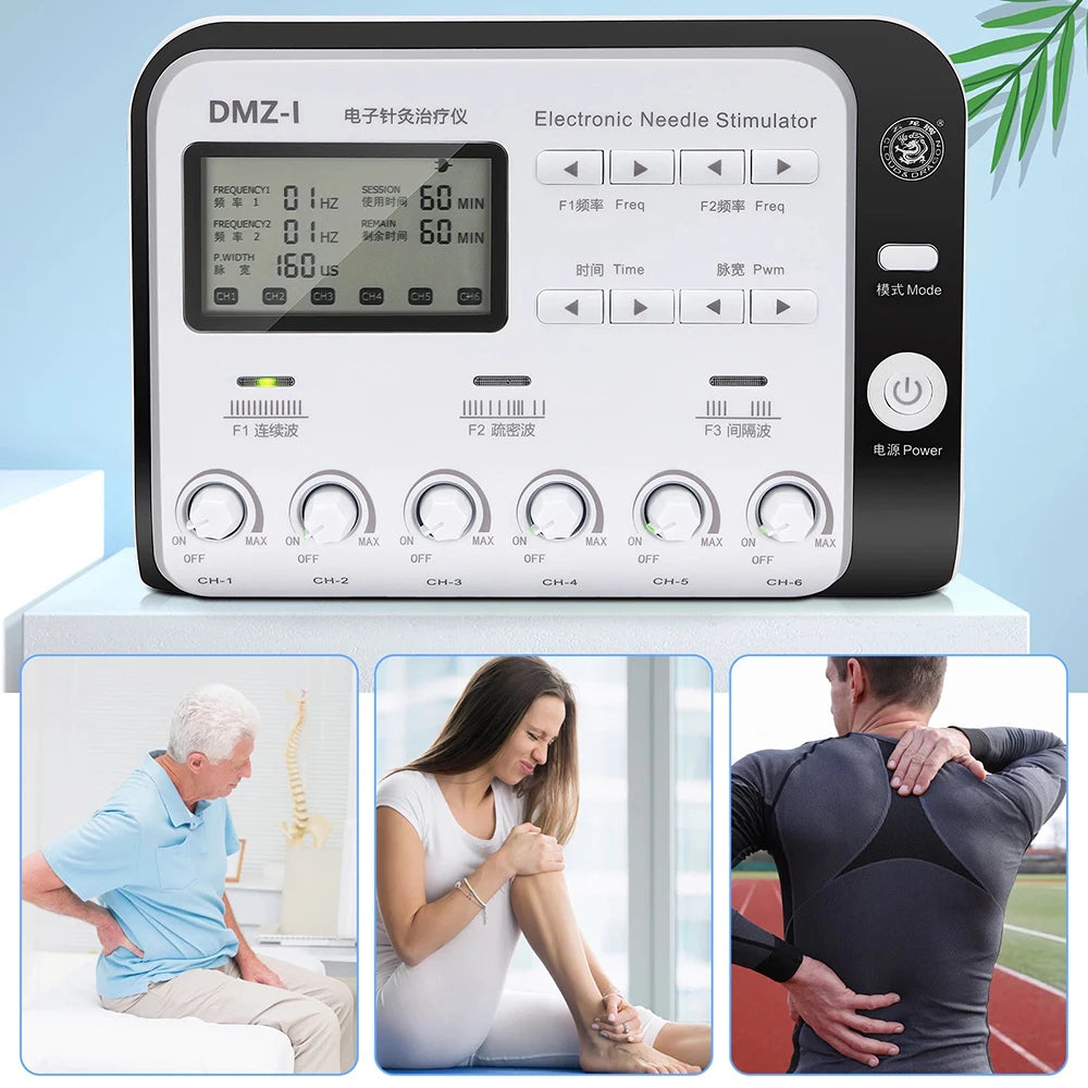 TENS Acupuncture Muscle Stimulator – Neuromuscular Massager for Pain Relief & Acupoint Stimulation, Home Use