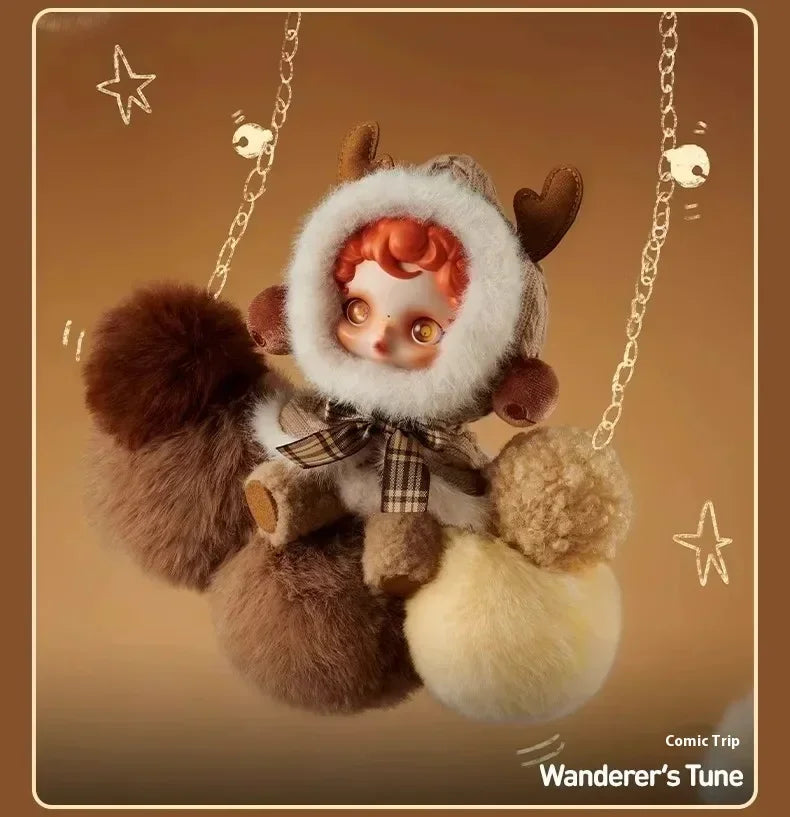 Skullpanda Winter Music Series Plush Blind Box – Cute Keychain Pendant Toy Gift