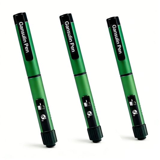 Gansulin 3ml Insulin Injection Pen – Easy-to-Use Syringe Pen for R/N/30R/40R/50R Cartridges, Diabetes Care Tool