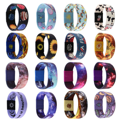 Starry Sky Stretch Bracelet - Sunflower Flexible Wristband Cuff for Sports & Casual Style Gifts