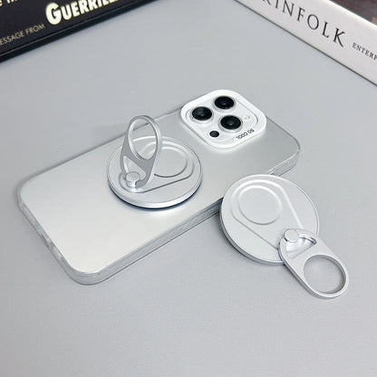 MagSafe Magnetic Zip Top Can Phone Holder – 360° Rotating Alloy Ring with Strong Suction Wall Sticker