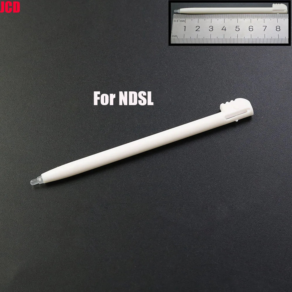 White Plastic Telescopic Stylus Pen — Touch Screen Stylus for 2DS/3DS/New 2DS LL XL/New 3DS XL/NDSL/NDSi/NDS
