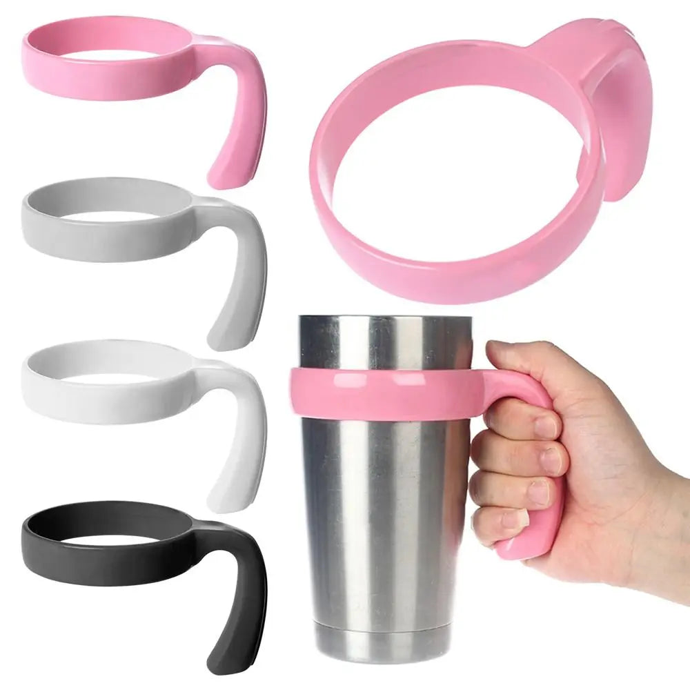 Water Bottle Tumbler Handle – Travel Mug Holder for 20oz/30oz Car Cup Rack & Drink Holder Accessory