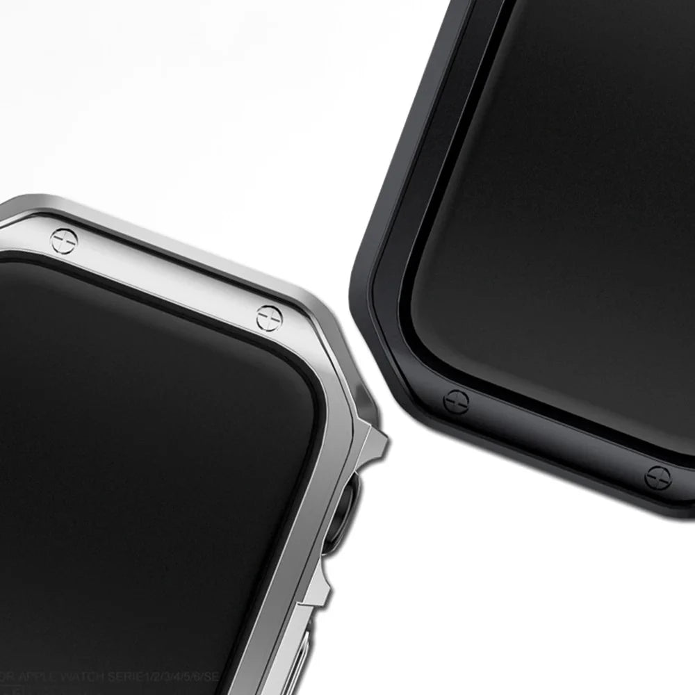 Apple Watch Case Cover – TPU Bumper with Screen Protector for 38mm-45mm, Series 3 to 9 & SE