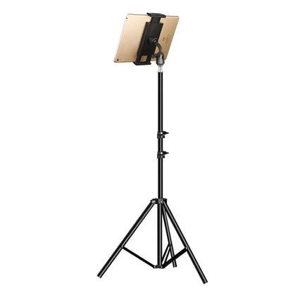 Adjustable Floor Tablet Tripod Stand – Universal Lazy Holder Mount for iPad, Air, Pro, Mini & 4–13 Inch Tablets (Xnyocn Bracket)