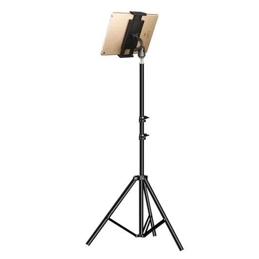 Adjustable Floor Tablet Tripod Stand – Universal Lazy Holder Mount for iPad, Air, Pro, Mini & 4–13 Inch Tablets (Xnyocn Bracket)