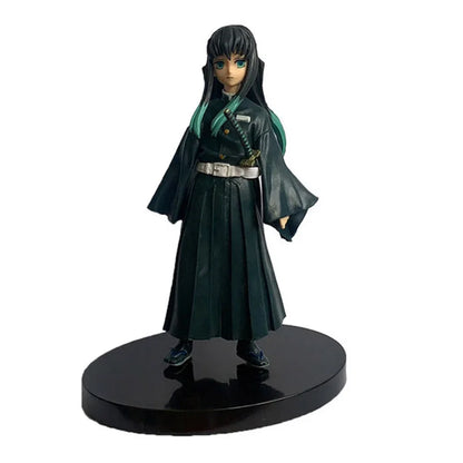 Anime Demon Slayer Kimetsu No Yaiba Action Figures – Tanjirou, Nezuko, Zenitsu & Inosuke PVC Model Toys