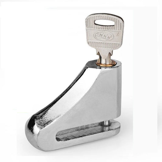 Motorcycle Waterproof Disc Brake Lock — Anti-Theft Wheel Padlock with Keys for Motorcycles, Scooters & Mopeds