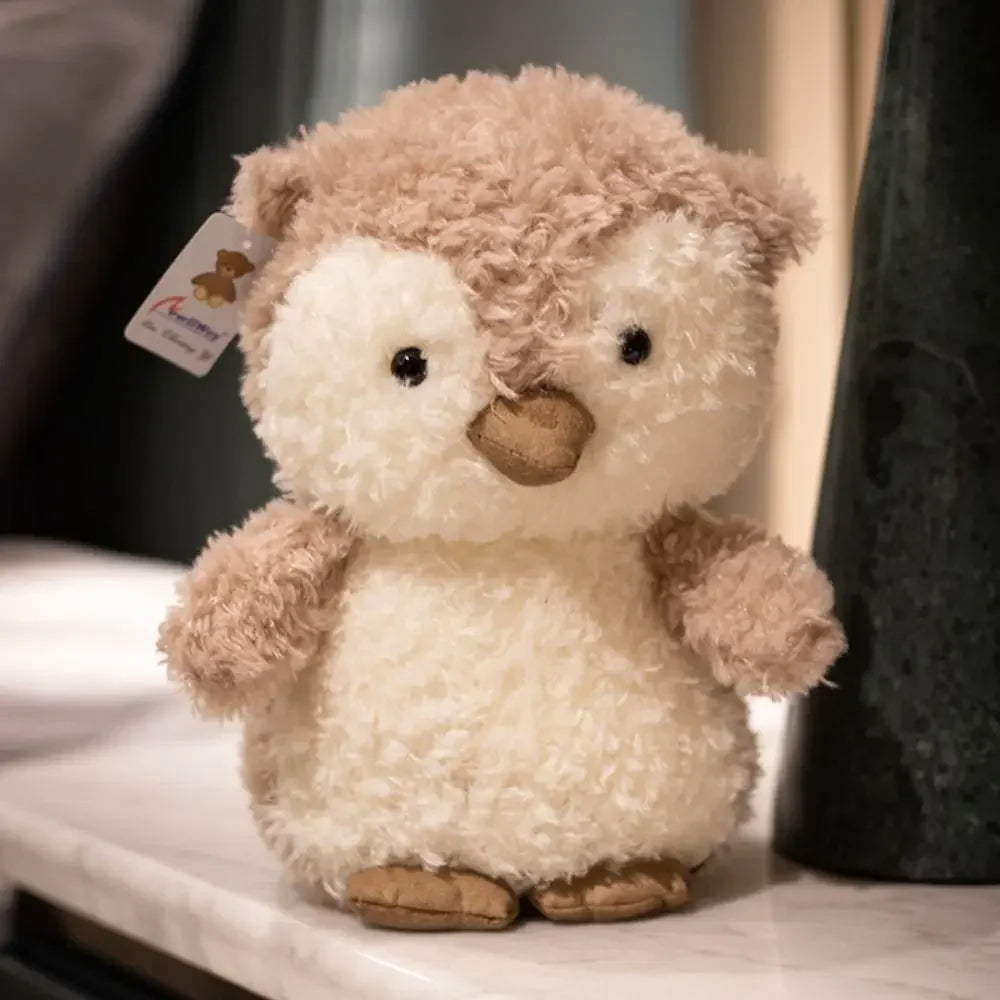 Kawaii Furry Plush Toys | Fox, Owl, Pig, Lamb, Chick & Duck Stuffed Animals for Kids & Adults