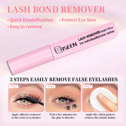 640pcs Individual Lashes DIY Eyelash Extension Kit – False Lashes, Bond & Seal, Tweezer, Eyelash Curler Makeup Tool Set