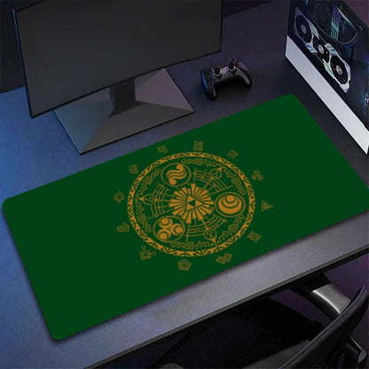 Legend of Zelda Gaming Mouse Pad - Natural Rubber Computer Mat for PC, Office and Gaming Setups