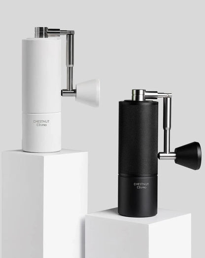 TIMEMORE Chestnut C3S PRO Manual Coffee Grinder — 25g Hand Grinder with Adjustable Steel Burr & Cleaning Brush