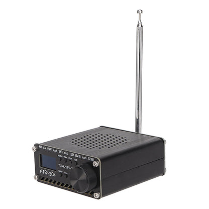 Portable ATS 20+ World Band Digital Radio Receiver – Easy to Read, Lightweight, Professional for Home & Outdoor Camping