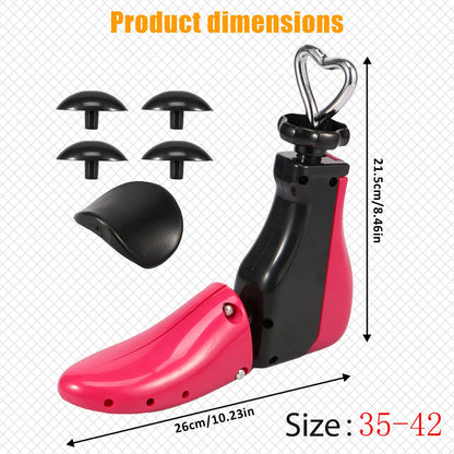1/2 PCS Universal Adjustable Shoe Stretcher – Boot & Sneaker Widener with Steel Shaft for Men and Women