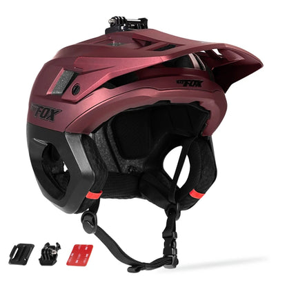 BATFOX 3/4 Cycling Helmet – Off-Road MTB Road Bike Helmet for Men & Women, Three-Quarters Protective Safety Gear for Outdoor Sports Riding