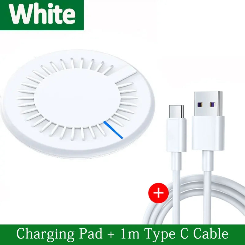 100W Fast Wireless Charger Pad - Charging Station for iPhone 15/14/13/12/X/8, Samsung Galaxy & Xiaomi