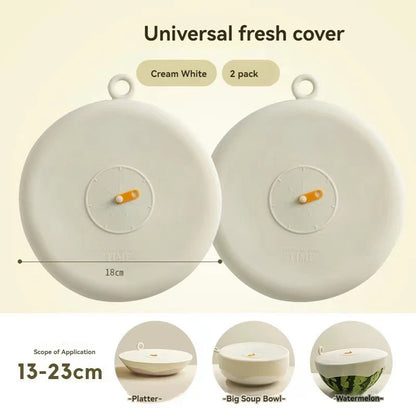 Reusable Silicone Stretch Lids – Self-Sealing Universal Covers for Bowls, Pots & Pans