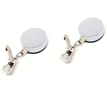 Automatic Retractable Towel Rack - Self-Adhesive Wall-Mounted Holder with Strong Clip