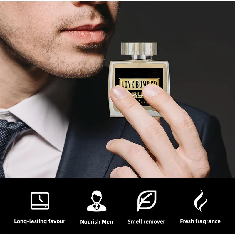 Pheromone Cologne for Men, Light Fresh Fragrance to Attract Women, Business Gentlemen’s Sexy Eau De Toilette