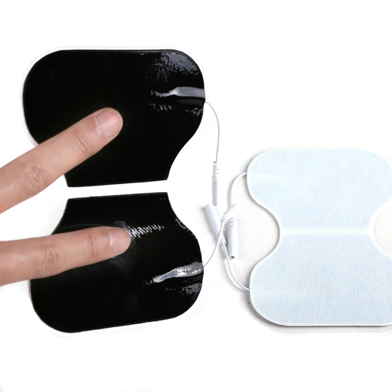 EMS Electrode Replacement Pads - Self-Adhesive Conductive Gel Patches for Electric Muscle Stimulators