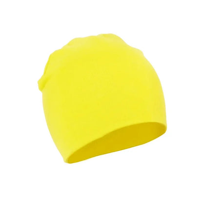 Baby Cotton Beanie Hat - Soft Candy Color Cap for Newborns, Toddlers & Kids
