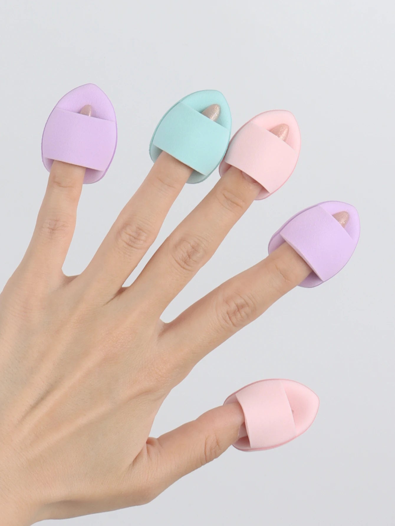 Finger Air Cushion Makeup Puff Set – Powder, Liquid Foundation & Concealer Applicator Wholesale