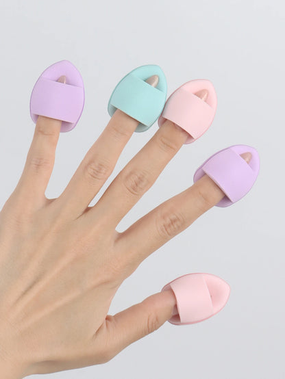 Finger Air Cushion Makeup Puff Set – Powder, Liquid Foundation & Concealer Applicator Wholesale
