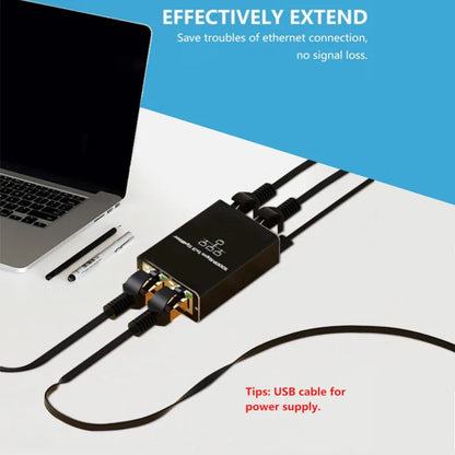RJ45 Splitter 1-in-2/3/4 Out — 1000Mbps Gigabit Ethernet Network Adapter, Internet Extender & RJ45 8P8C Converter Plug