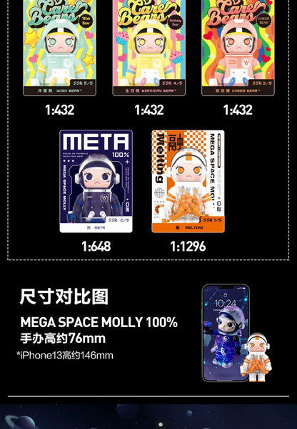Genuine Mega Space Molly Series 2 Blind Box – 100% Kawaii Anime Action Figure Collectible Mystery Gift