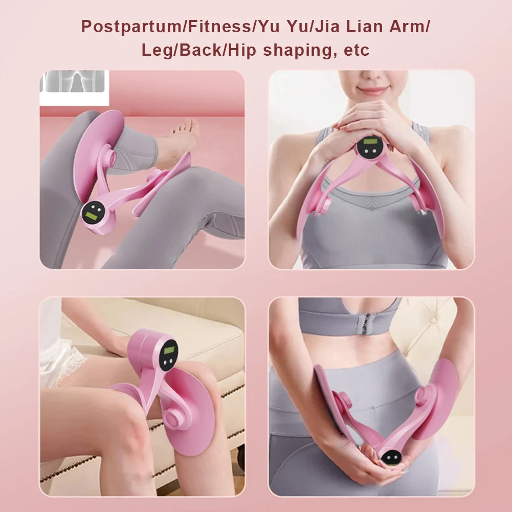 Pelvic Floor Muscle Trainer with Counter – Kegel Exerciser for Hip, Butt, Arm & Leg/Inner Thigh Exercise Equipment