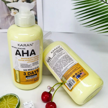 500ml Whitening Body Cream – Moisturizing & Lightening Lotion with Vitamin C&E for Smooth, Even Skin