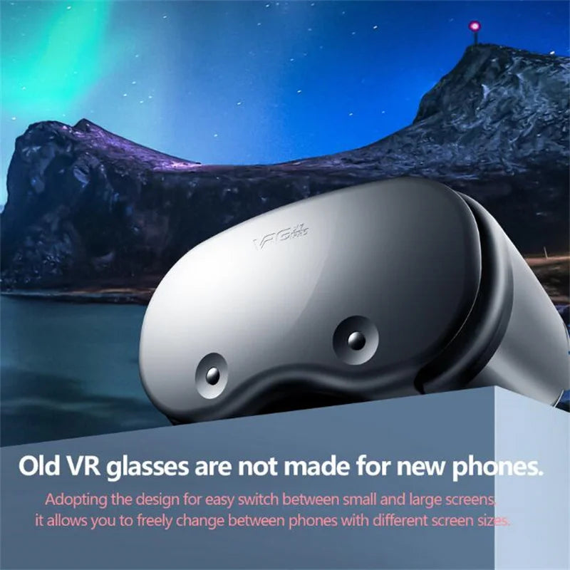 VRGpro X7 3D VR Headset – Virtual Reality Glasses Box for iOS & Android 5-7" Phones with Wireless Controller