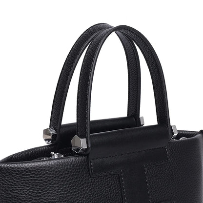 Luxury Cowhide Women’s Tote Bag – High-Quality Genuine Leather Shoulder and Crossbody Handbag, Fashionable Sac A Main