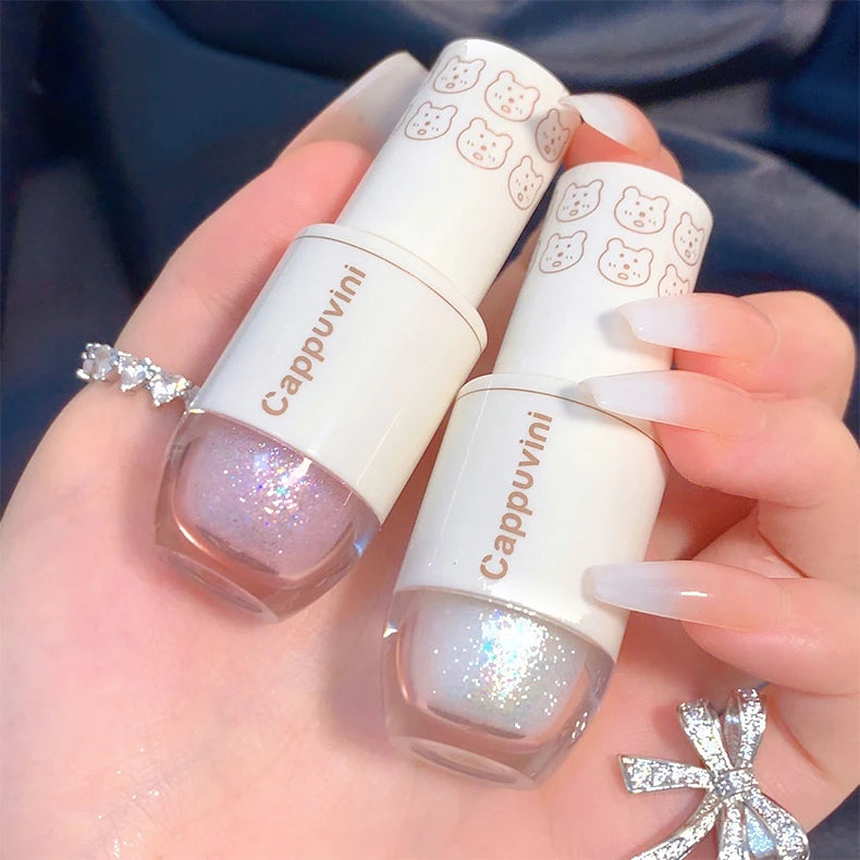 Cappuvini Star Dots Liquid Eye Shadow, Pearlescent High Gloss, Fine Flashing for Easy Application, Dazzling Liquid Eye Shadow