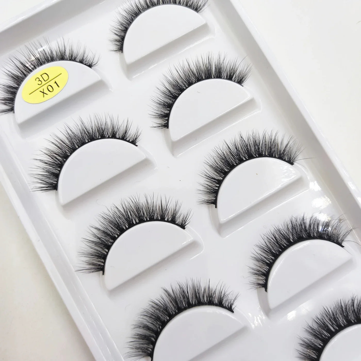 38 Styles 5 Pairs 3D Mink False Eyelashes – Natural Fake Lashes Makeup Beauty Tools